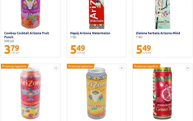 AriZona w Żabce: Ceny, smaki, promocje. Jak kupić najtaniej?