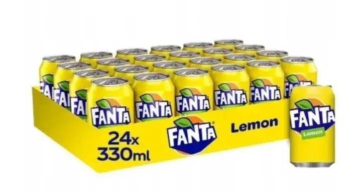 Fanta cytrynowa puszka sklep półka